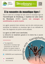 Porte à porte - Koenigshoffen - Montagne Verte, 26 août 2026