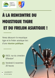 Réunion publique - À la rencontre du moustique tigre ! Offendorf, 06 novembre 2026